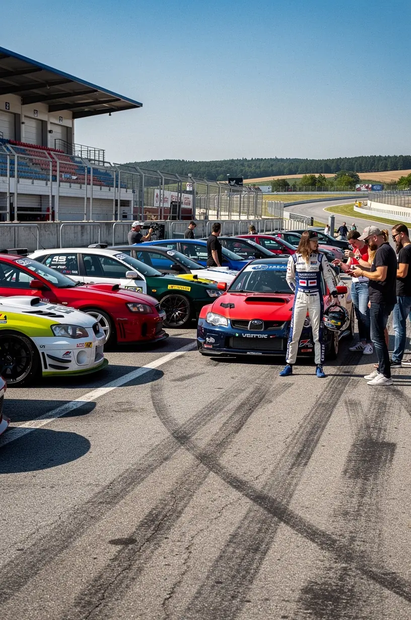 Tím skúsených mechanikov inštaluje výkonnostný výfukový systém pre zvýšenie jazdných vlastností auta.